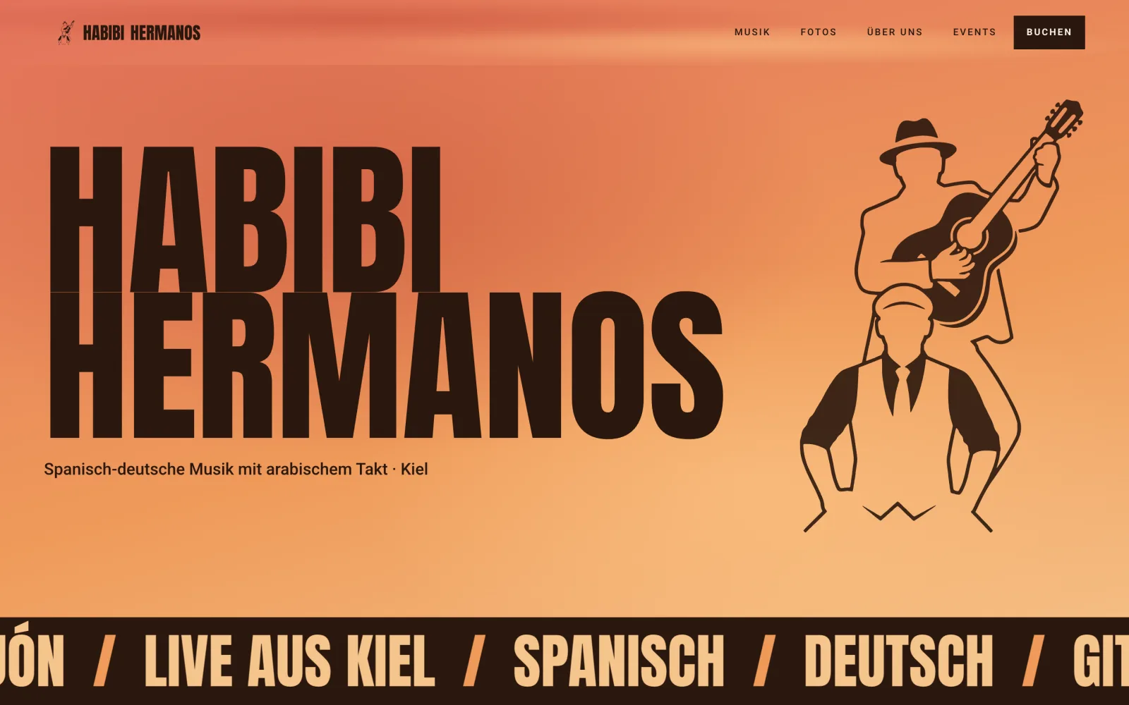 Startseite von Habibi Hermanos